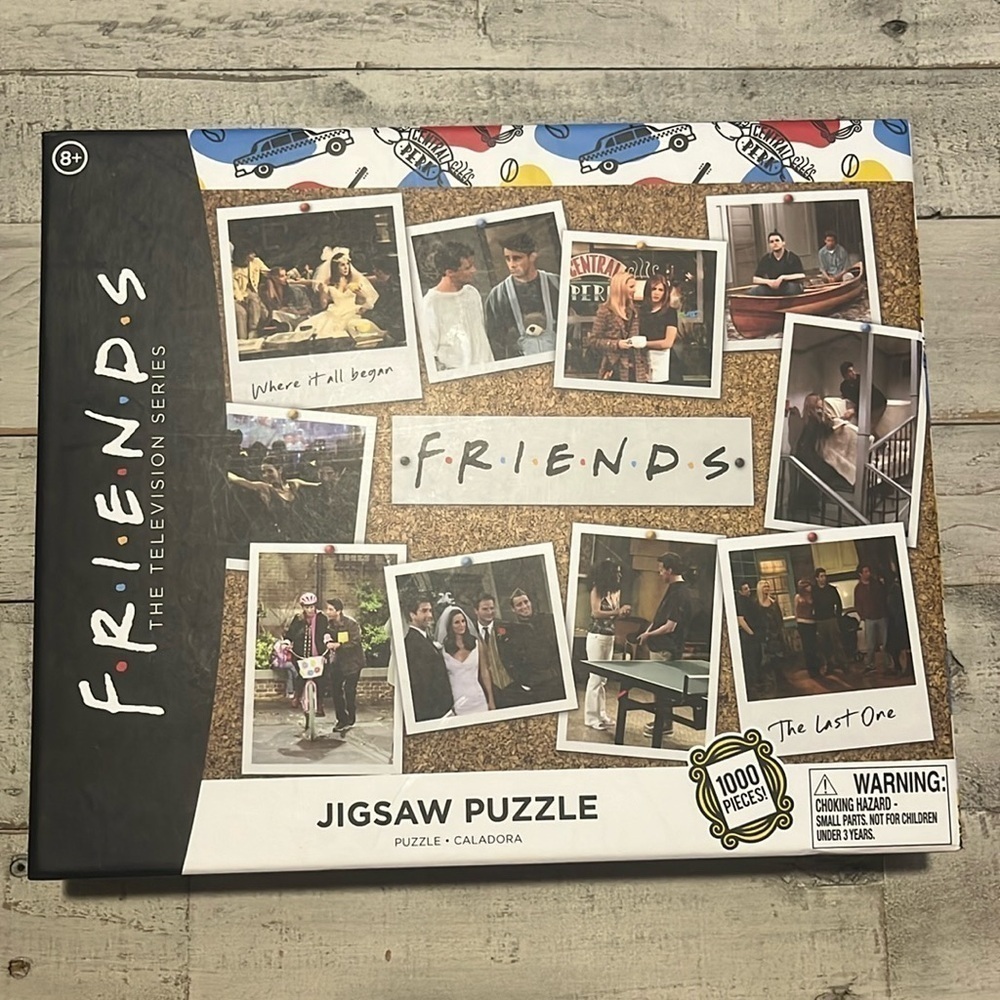 TV Show Friends, The Television Series 1000 Piece Jigsaw Collectible Puzzle